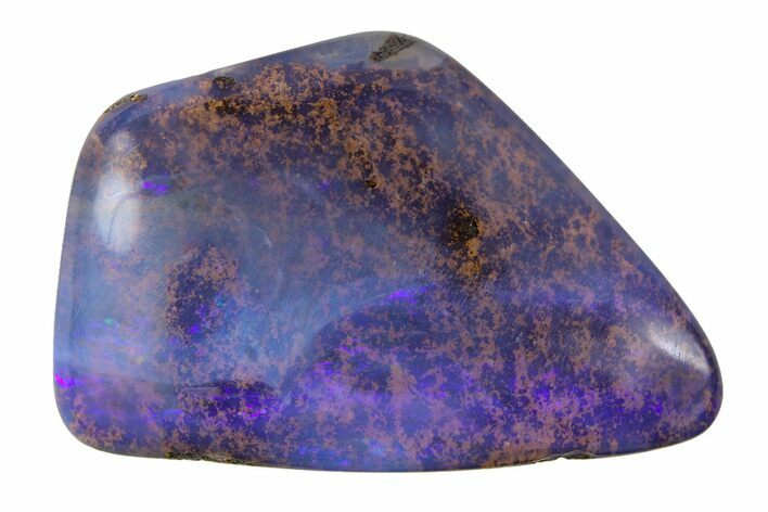 Galactic Boulder Opal Specimen - Queensland, Australia #381726